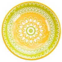 Dipschale Maja Gelb/Grün Ø ca. 9 cm - Gelb/Grün, LIFESTYLE, Keramik (9/2cm) - Mömax