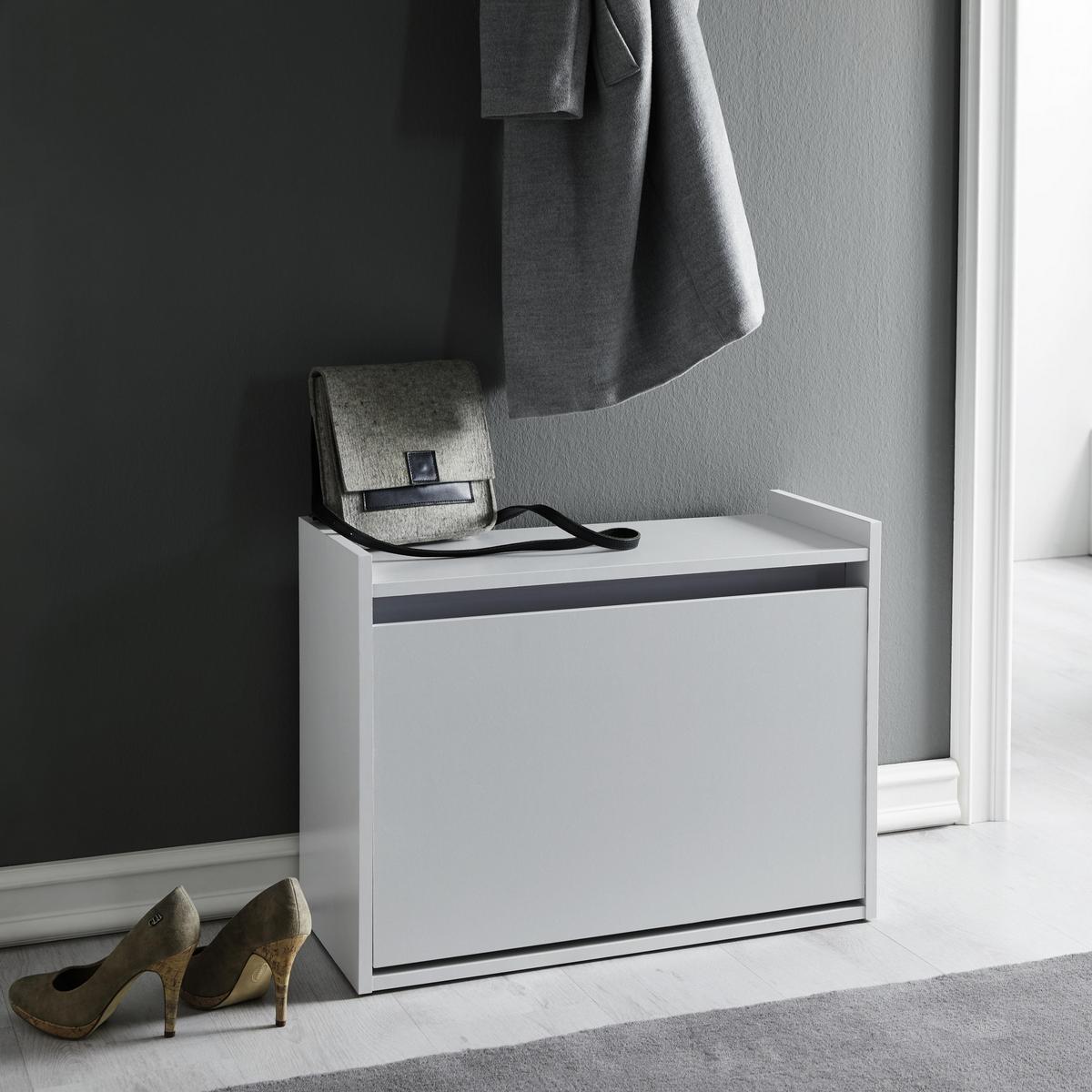 Schuhkipper Mali Weiß MDF - Weiß, MODERN, Holz (63/48/30cm) - Bessagi Home