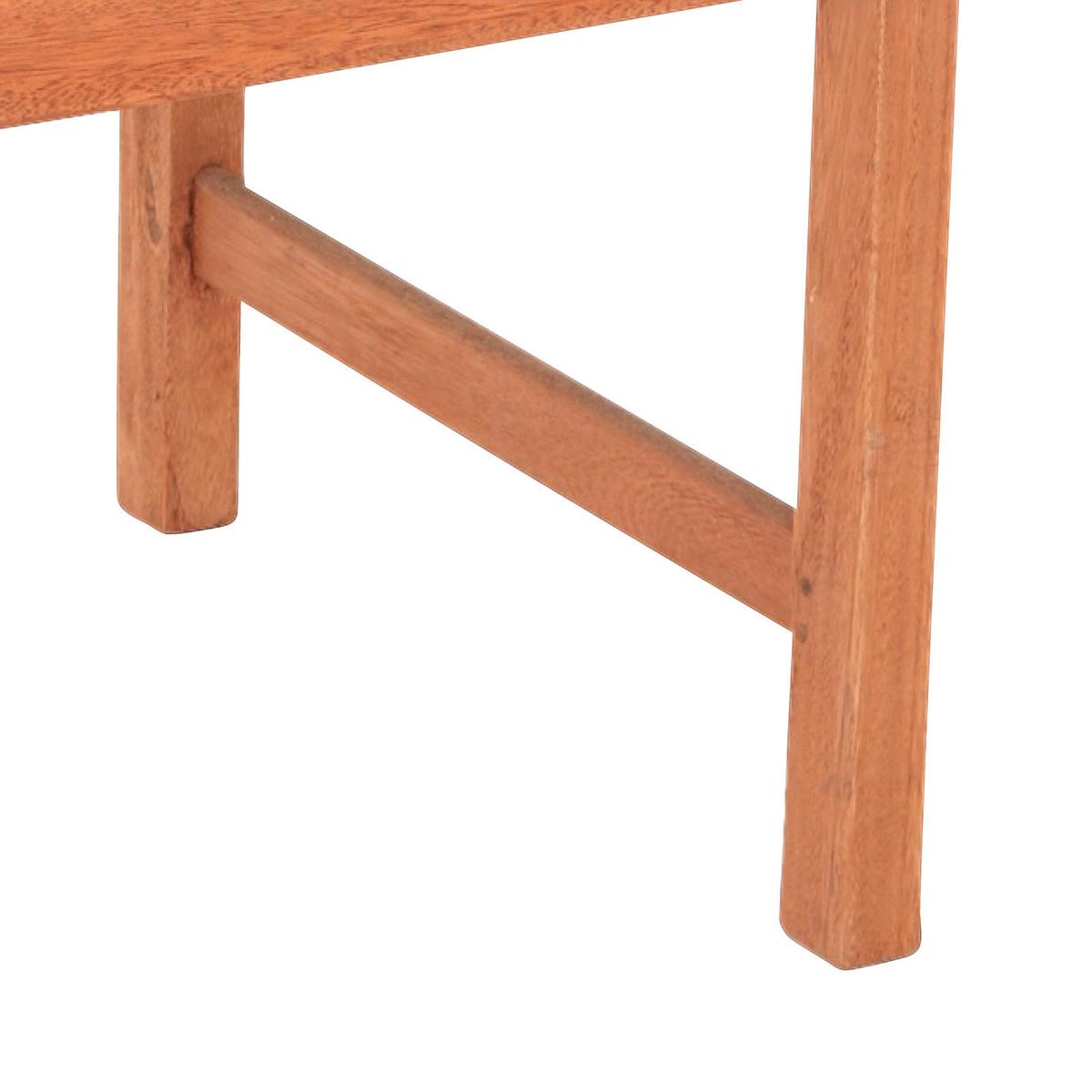 Gartenbank Santos aus Eukalyptus Natur - Naturfarben, Basics, Holz (107/89/58cm) - Gardenson
