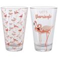 Trinkglas Flamingo Couple ca. 300ml - Klar/Schwarz, LIFESTYLE, Glas (8/12,4cm) - Mömax modern living Trinkglas Flamingo Couple ca. 300ml - Klar/Schwarz, LIFESTYLE, Glas (8/12,4cm) - Mömax modern living