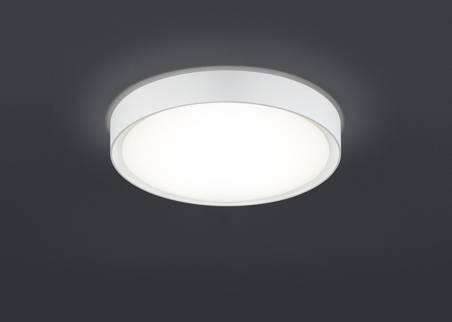 ŁAZIENKOWA LAMPA SUFITOWA 659011801 - biały, Konventionell, tworzywo sztuczne/metal (33,0/9,0cm) - Trio Leuchten