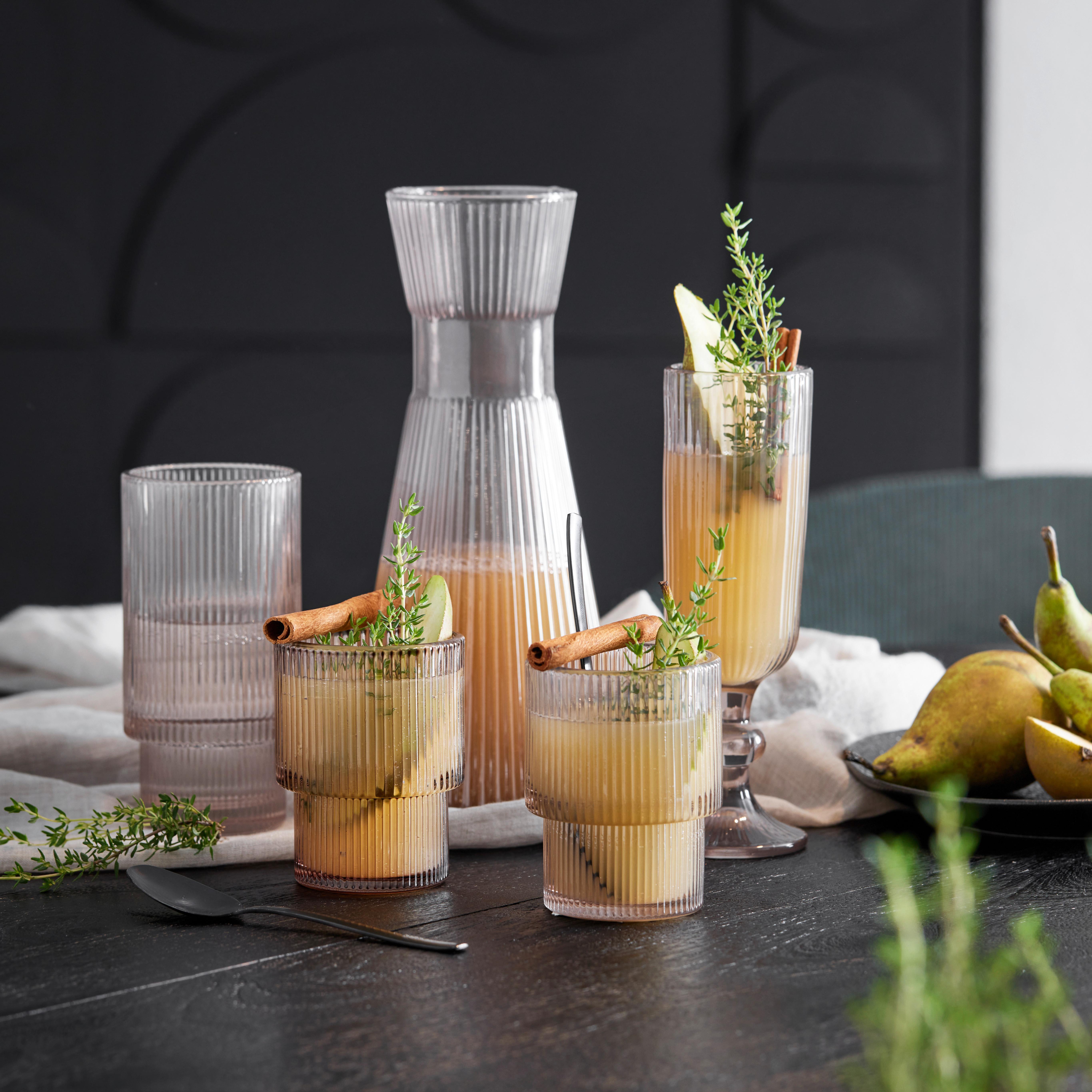 Pohár Moody Winter - szeder, Modern, Üveg (6.9/9.2cm) - Modern Living