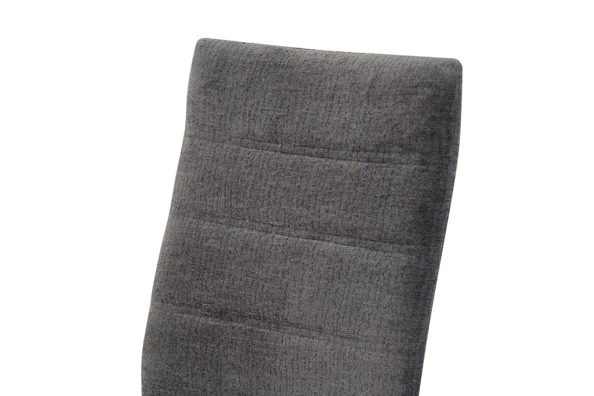 SCHWINGSTUHL-SET LENI - Anthrazit/Schwarz, Modern, Textil/Metall (43/98/59cm) - MID.YOU