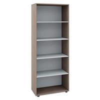 MEHRZWECKSCHRANK VANDOL I 5 OT - Schwarz/Sonoma Eiche, Design, Holzwerkstoff/Kunststoff (70/178/37cm) - MID.YOU