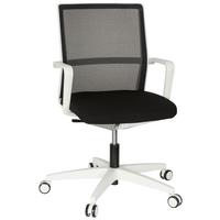 Pisarniški Stol Move-tec Net 3d, Črna, Bela - črna/bela, Moderno, umetna masa/tekstil (57/105/55cm) - MID.YOU