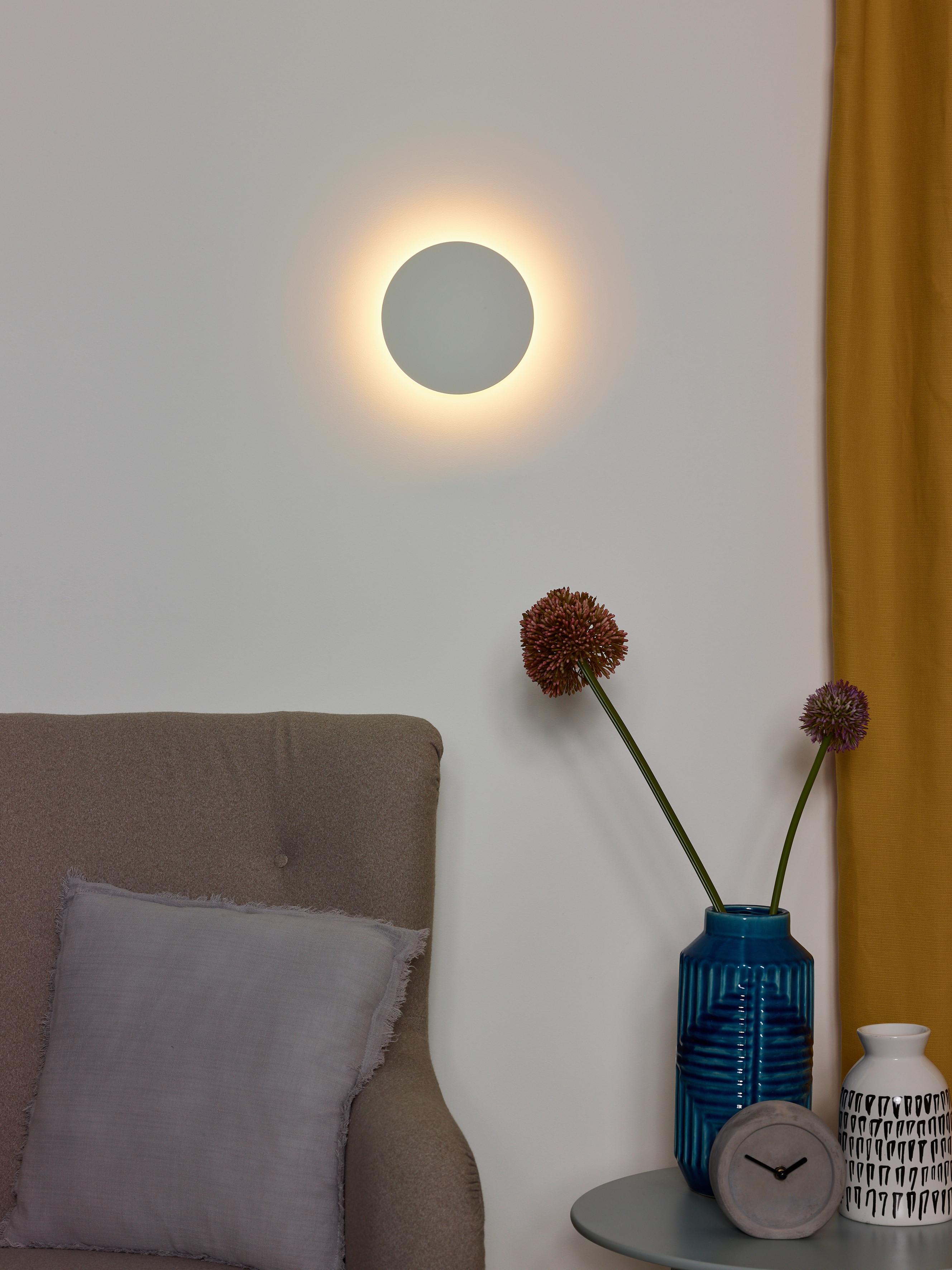 KINKIET LED 46201/06/31 EKLYPS - biały, Design, metal (15/3cm) - Lucide