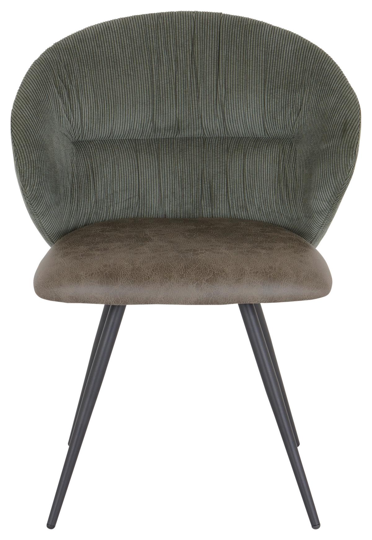 KRZESŁO OCTOPUS - zielony/czarny, Modern, metal/tkanina (57/80,5/62cm) - MID.YOU