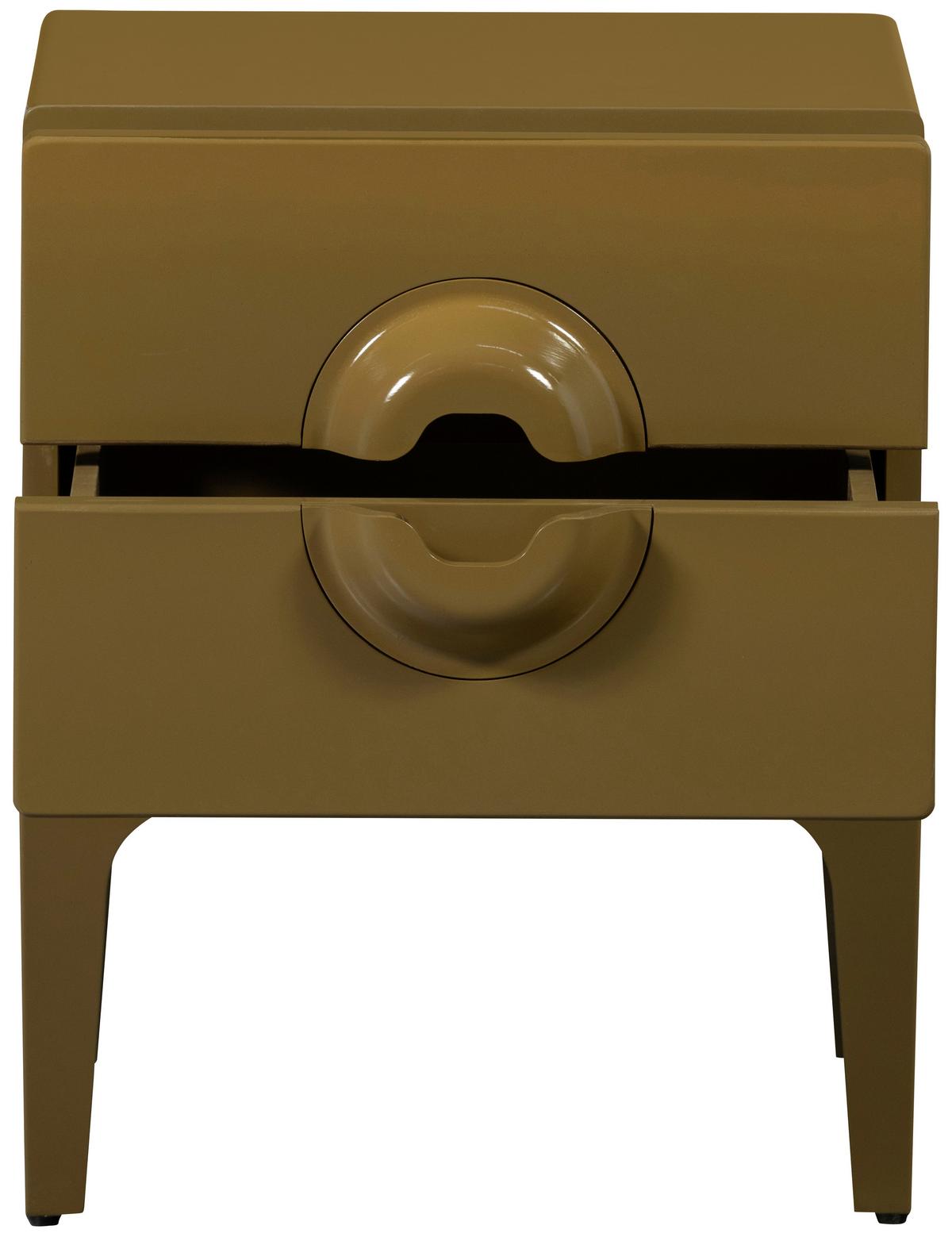 Kommode Merge Honig B: 44cm - Honig, Design, Holz/Metall (44/57/45cm) - Livetastic