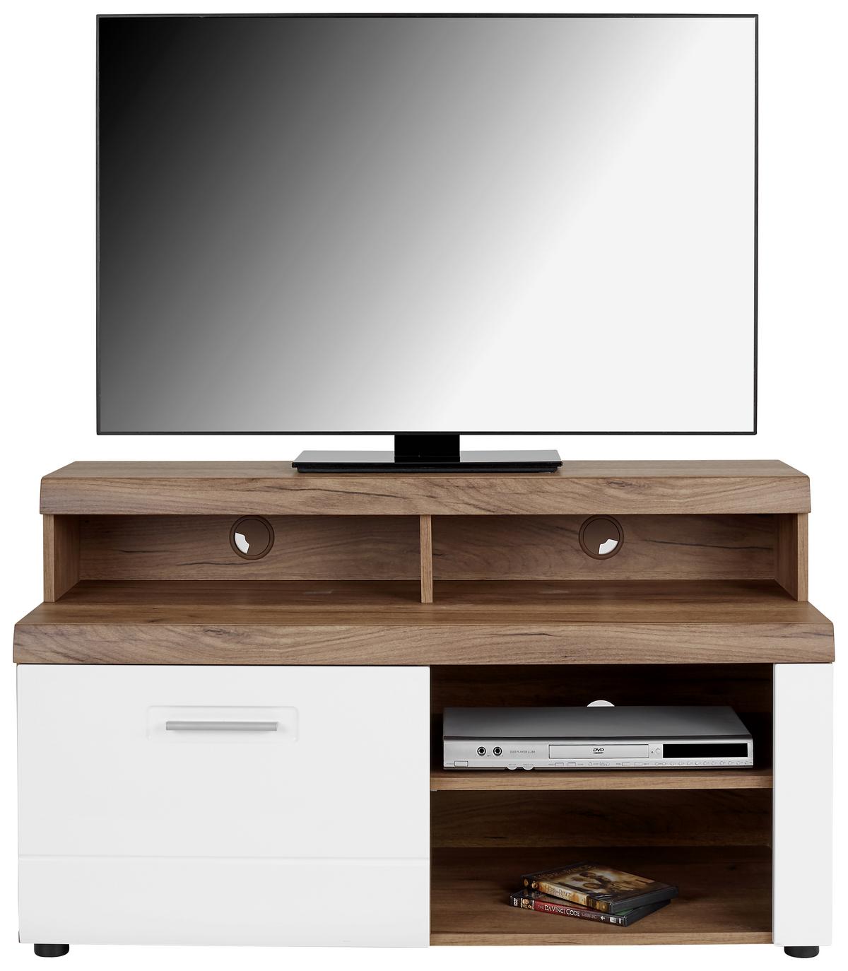 Suport pentru TV Avensis New - culoare lemn stejar, Konventionell, material pe bază de lemn (111,9/18,1/30cm) - Premium Living