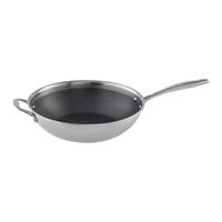 Wokserpenyő Silver Line - nemesacél, Modern, fém (30/8cm) - Gourmesto