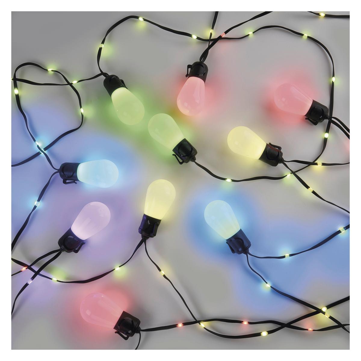 Led Fényfüzér Gosmart - fekete, Basics, műanyag (1500cm)