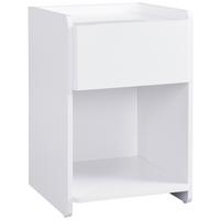 Nočna Omarica Osani, Bela - bela, Moderno, leseni material (40/60/40cm) - Mömax