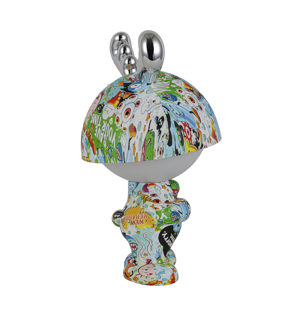 LED-Dekoleuchte Lea Multicolor max. 2,5 Watt - Chromfarben/Multicolor, MODERN, Kunststoff/Metall (17/30cm) - Mömax