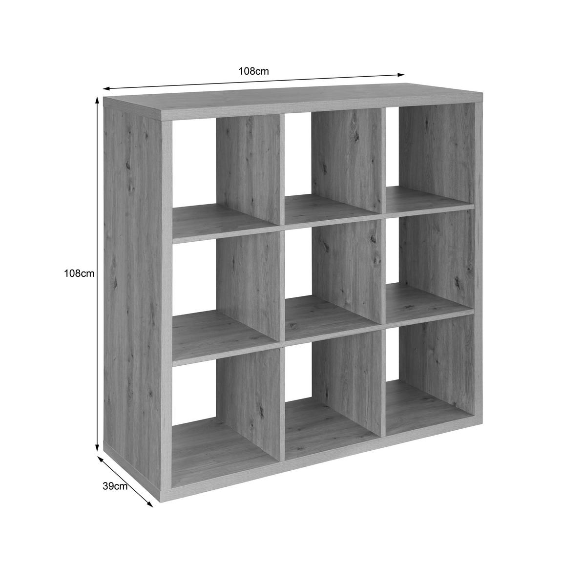 Polica Style Flex - hrast artisan, Konvencionalno, pločasti materijal (108/108/39cm) - Modern Living