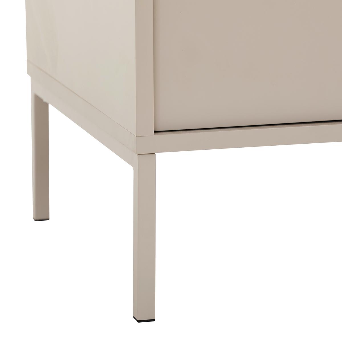 KOMODA SELINA - kaszmir, Trend, materiał drewnopochodny/metal (110,8/77,8/40cm) - Xora