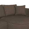 SOFFA NILAS - brun/svart, Modern, metall/trä (322/154cm) - Bessagi Home