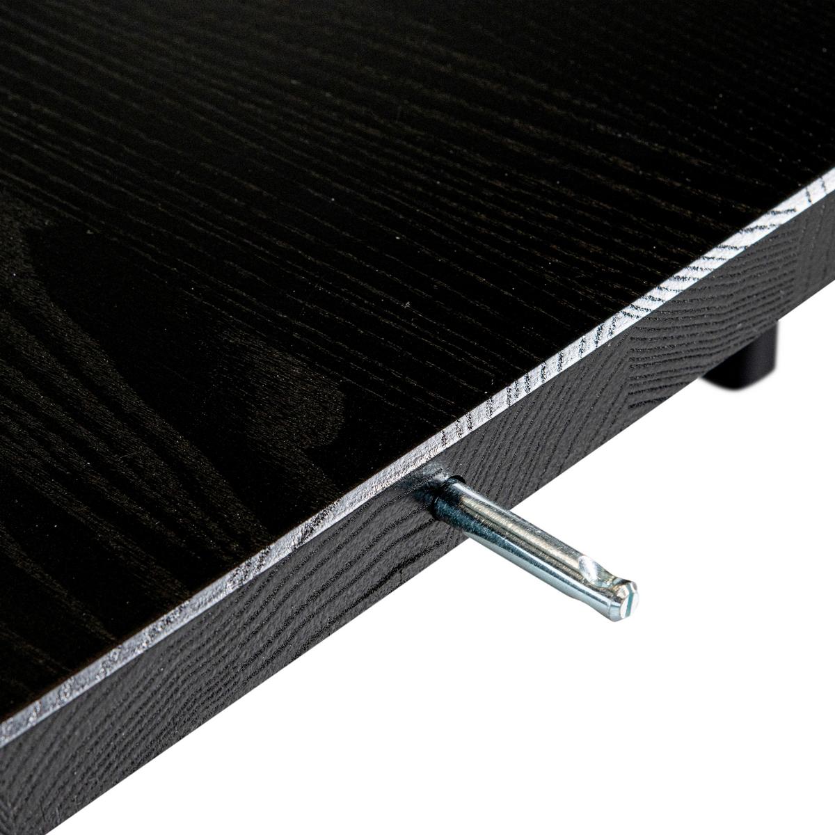 EINLEGEPLATTE Tablo Lungo Schwarz L: 150cm - Schwarz, MODERN, Holz (150/120/5cm) - Livetastic