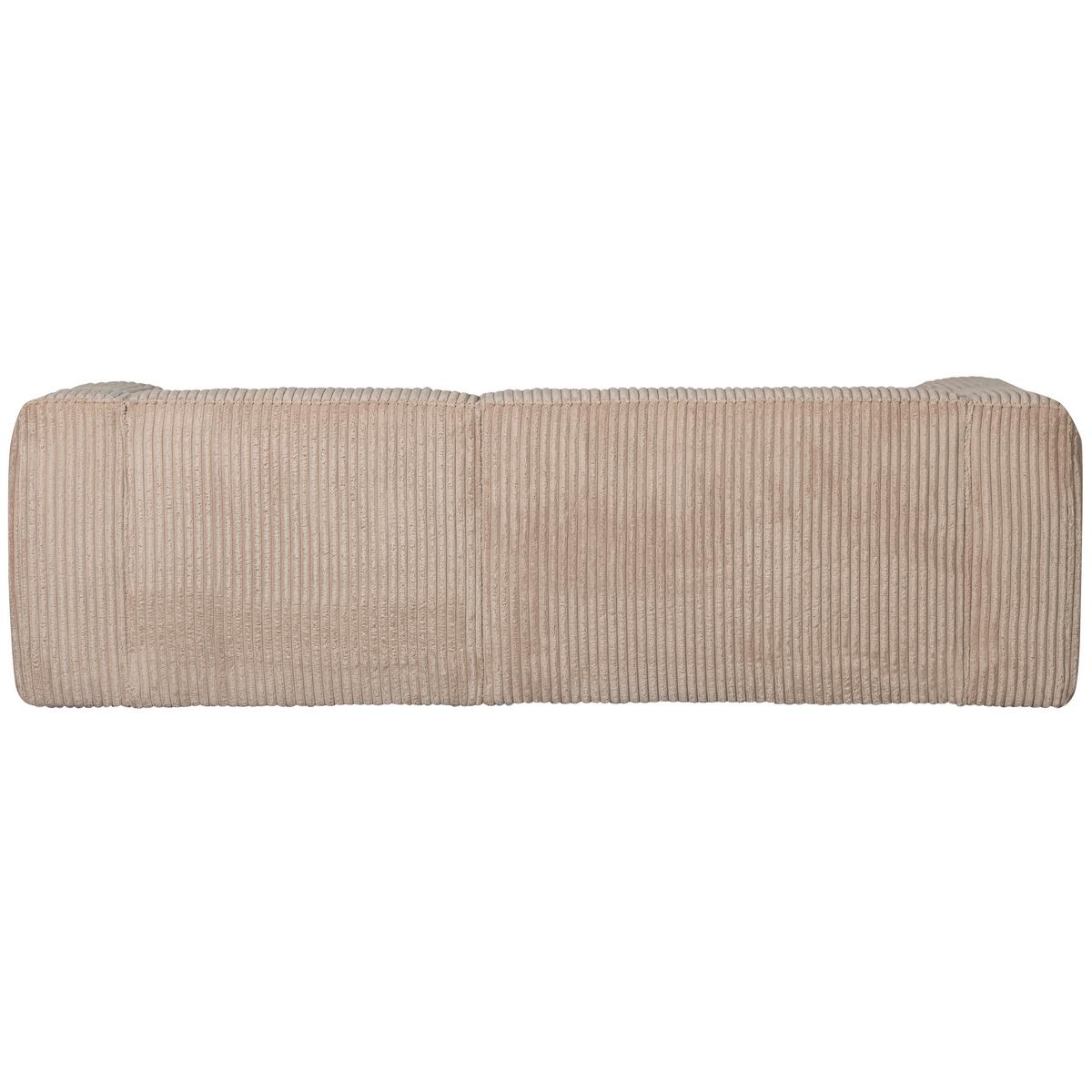 Ecksofa Bean Beige S: 254x178 cm - Beige/Schwarz, Design, Kunststoff/Textil (254/178cm) - Livetastic