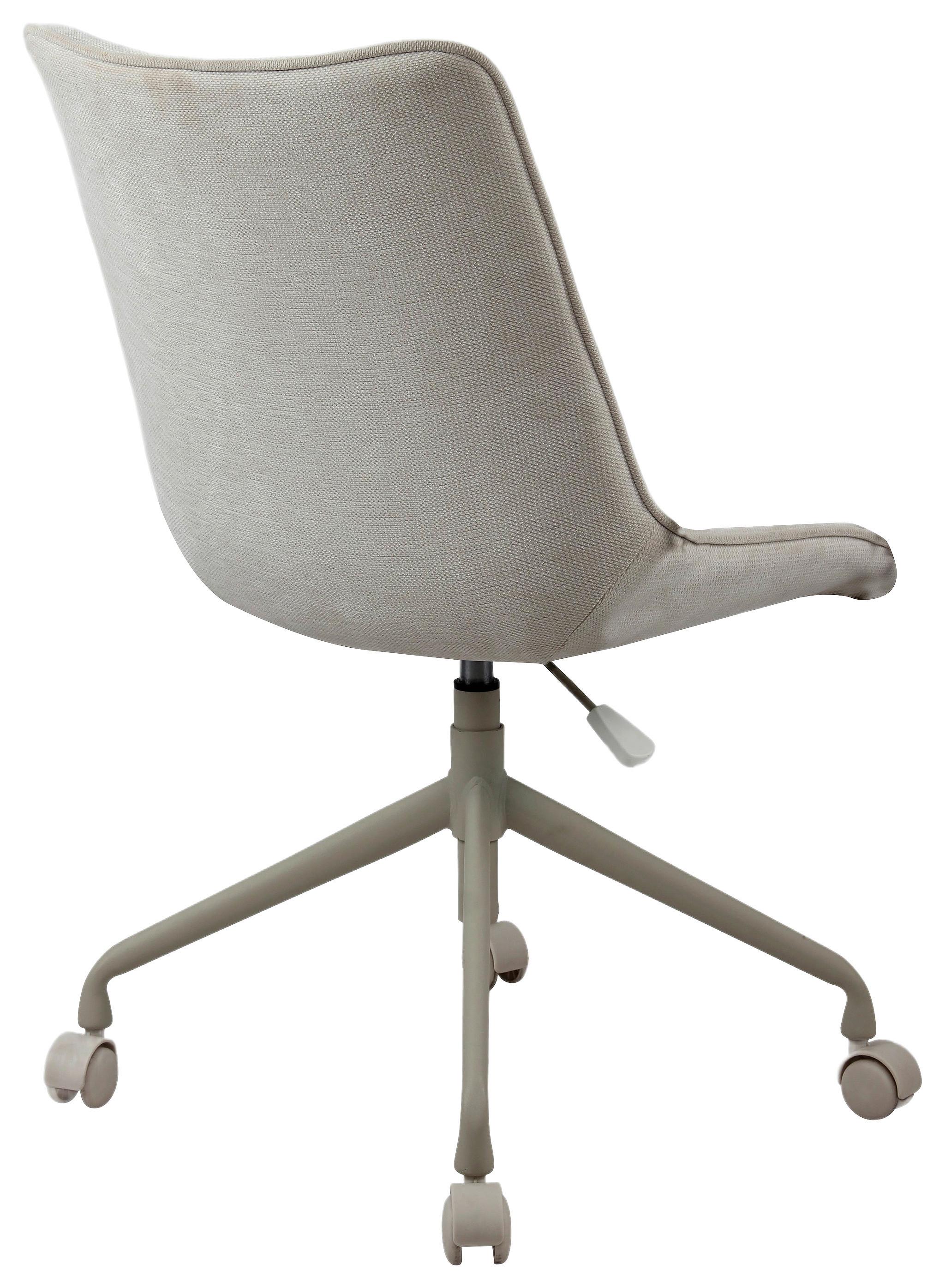 SNURRSTOL LOUIS - beige, Modern, metall/textil (53/90-100/63cm) - Mömax