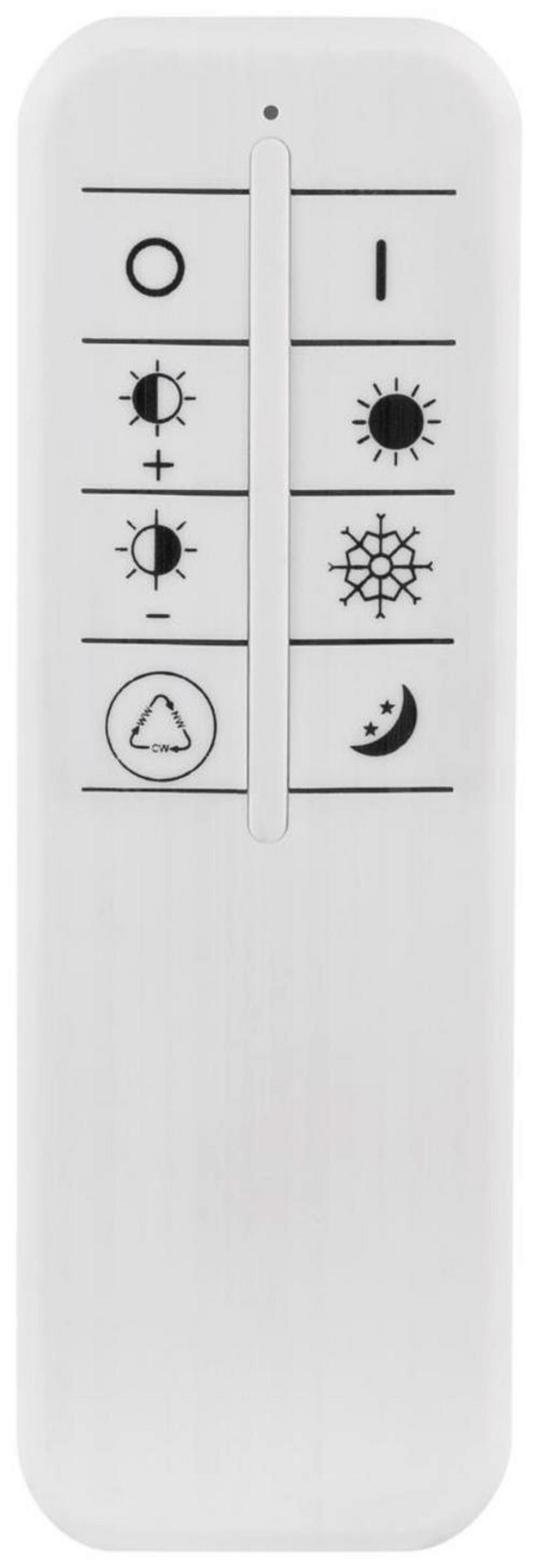 Led Svjetiljka Stropna 48413-40sh Eddie - bijela/opalna, Basics, metal/plastika (50/10cm) - Globo