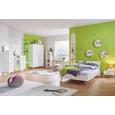 Bett Weiß 140x200cm - Eichefarben/Weiß, MODERN, Holz/Holzwerkstoff (140/200cm) - MODERN LIVING