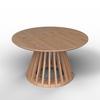 SOFFBORD ENNIO - ekfärgad, Modern, trämaterial/trä (80/40cm) - Bessagi Home