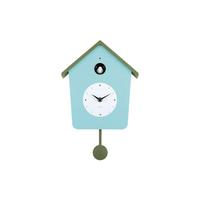 ZEGAR ŚCIENNY CUCKOO LIGHT - różnokolorowy, Basics, tworzywo sztuczne (23/10.5/26cm) - Karlsson