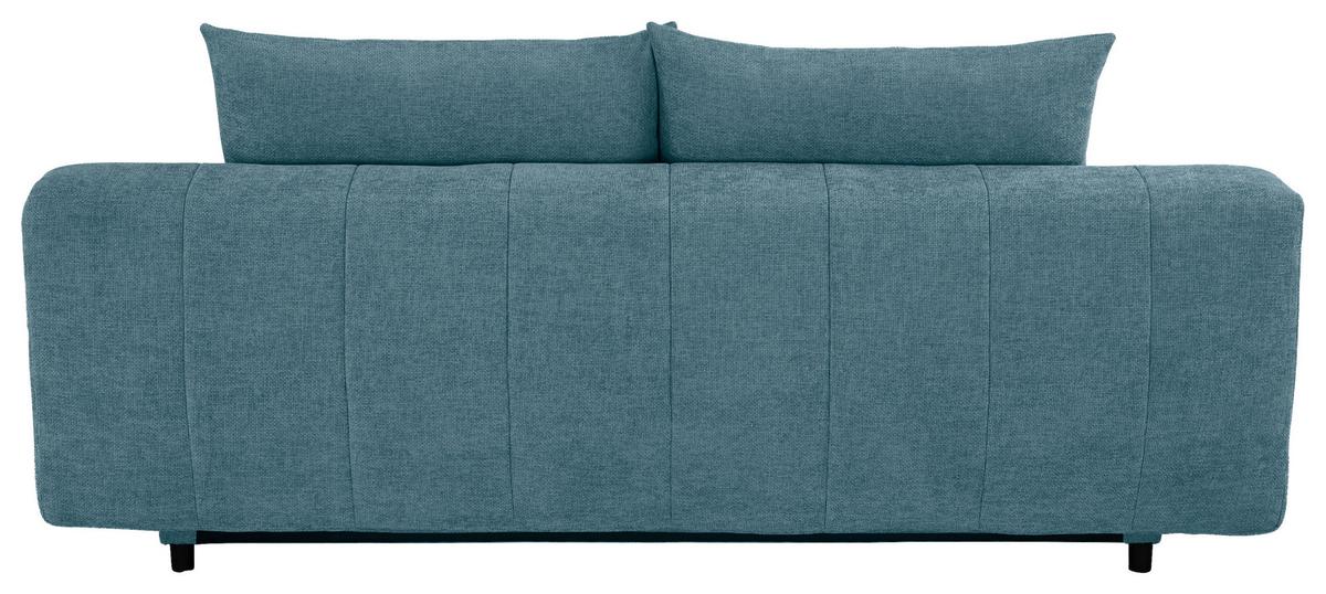 Sofa Daisy - plava/crna, Moderno, drvo/tekstil (194/89/87cm) - Mömax