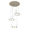 LED-HÄNGLAMPA STONI - champagne, Modern, metall/plast (42/42/150cm) - Mömax