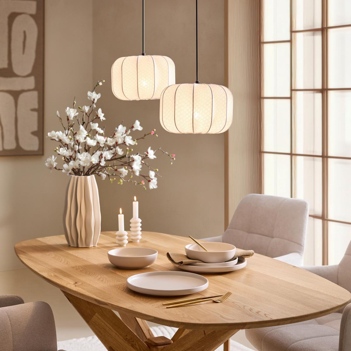 Cvjetna Grana Trešnje Kirschblüte I -Paz- - bijela/zelena, Basics, tekstil/metal (126cm) - Mömax