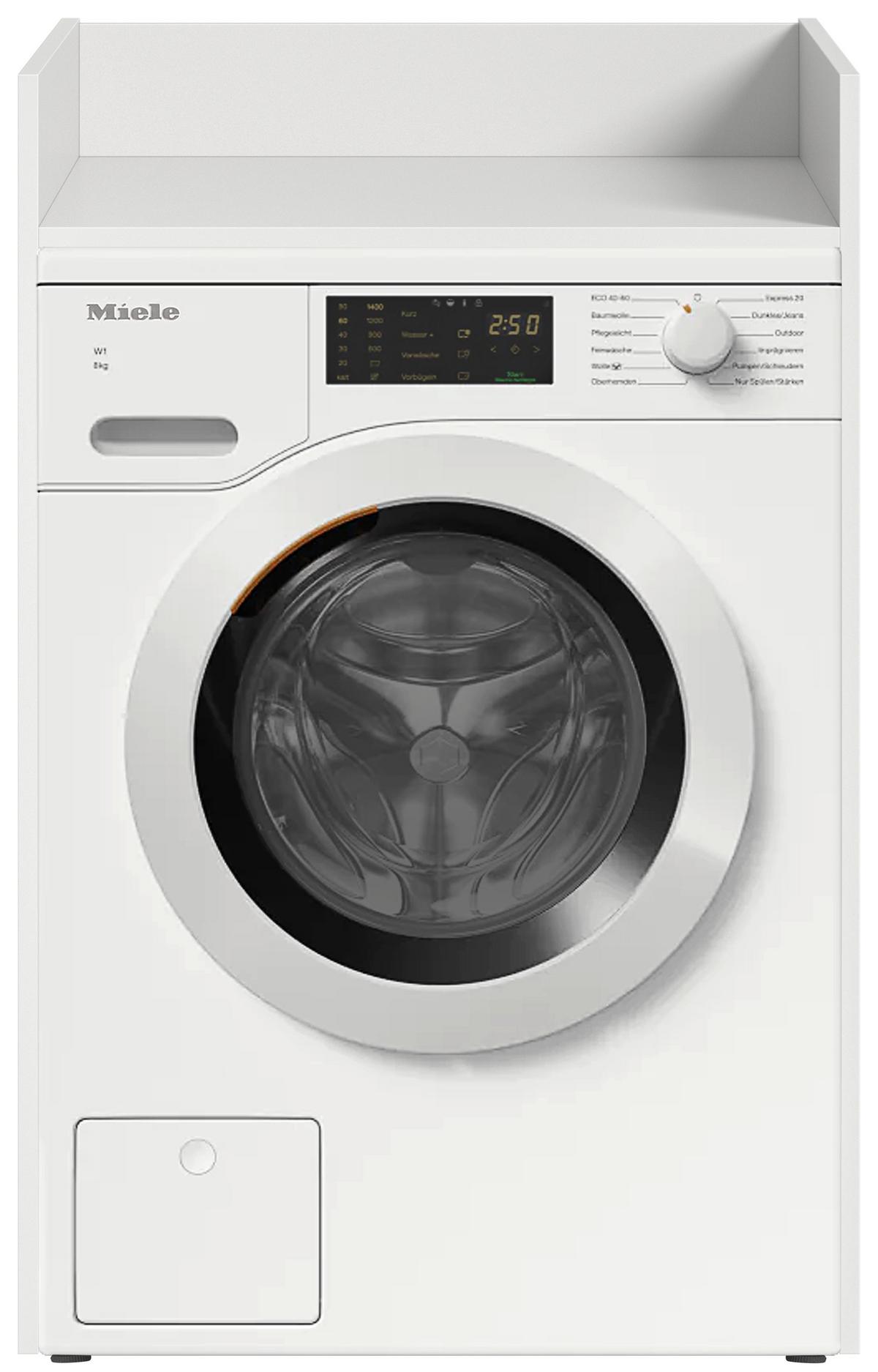 Omarica Za Pralni Stroj Free, Bela - bela, Moderno, leseni material (60/101/60cm) - MID.YOU
