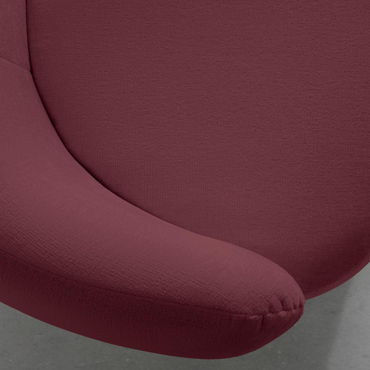 Bigsofa Leonas Bordeaux - Bordeaux/Schwarz, MODERN, Kunststoff/Textil (235/72/110cm) - Premium Living