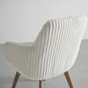 STOL MED ARMSTÖD MATTIA - beige/ekfärgad, Modern, metall/trä (56/87/61cm) - Bessagi Home