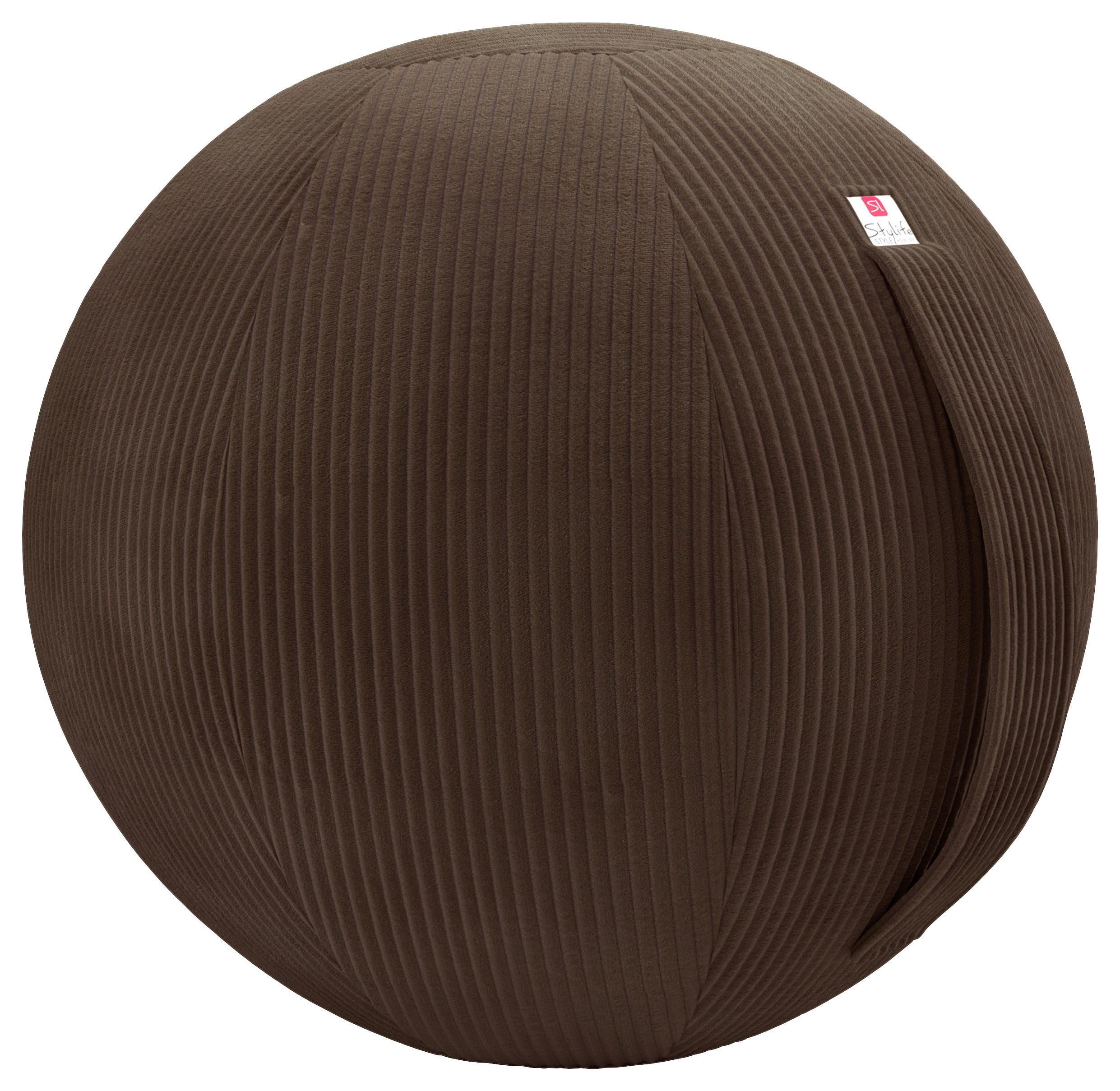 PIŁKA DO SIEDZENIA SCOOBY - brązowy, Design, tkanina (65cm) - Stylife