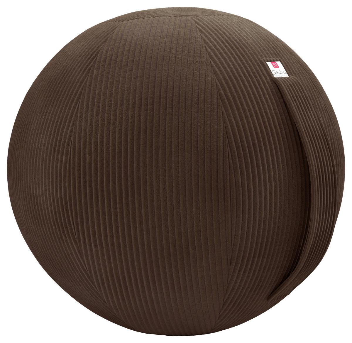 PIŁKA DO SIEDZENIA SCOOBY - brązowy, Design, tkanina (65cm) - Stylife