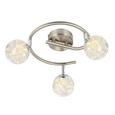 LED-Strahler 56804-3 max. 10,5 Watt - Klar, MODERN, Glas/Metall (25/19,5cm) LED-Strahler 56804-3 max. 10,5 Watt - Klar, MODERN, Glas/Metall (25/19,5cm)