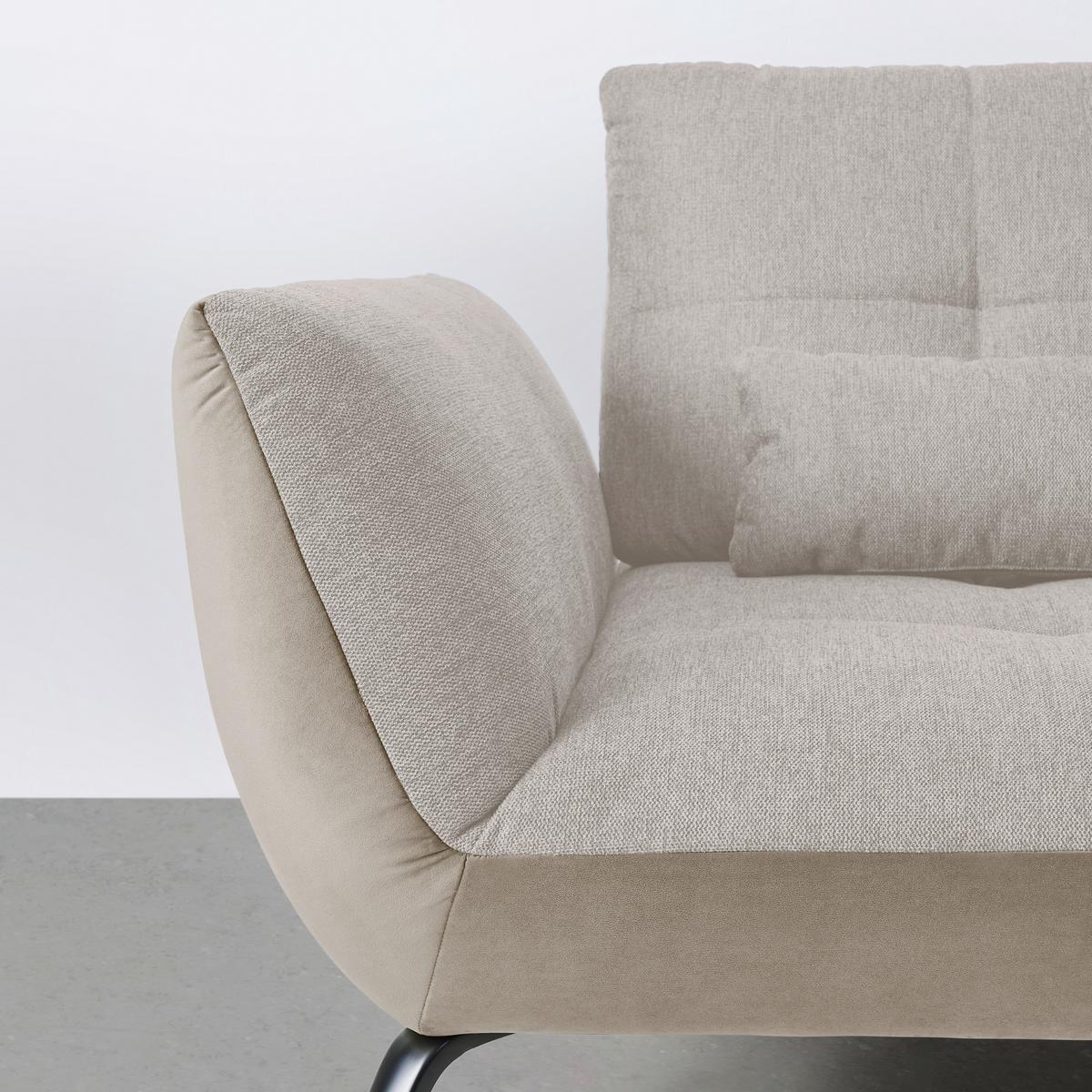 Wohnlandschaft Trendy Sandfarben/Beige - Sandfarben/Beige, MODERN, Holzwerkstoff/Textil (310/93/250cm) - Premium Living
