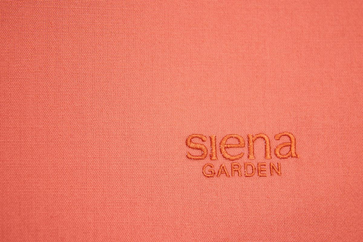 Sienna Garden Relaxliege ca.57x81x143cm Orange - Orange, KONVENTIONELL, Textil/Metall (57/81/143cm) - Siena Garden