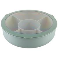 MISKA DO PRZEKĄSEK HP38156 - jasnozielony/przezroczysty, Basics, tworzywo sztuczne (28cm) - Homeware Profession.