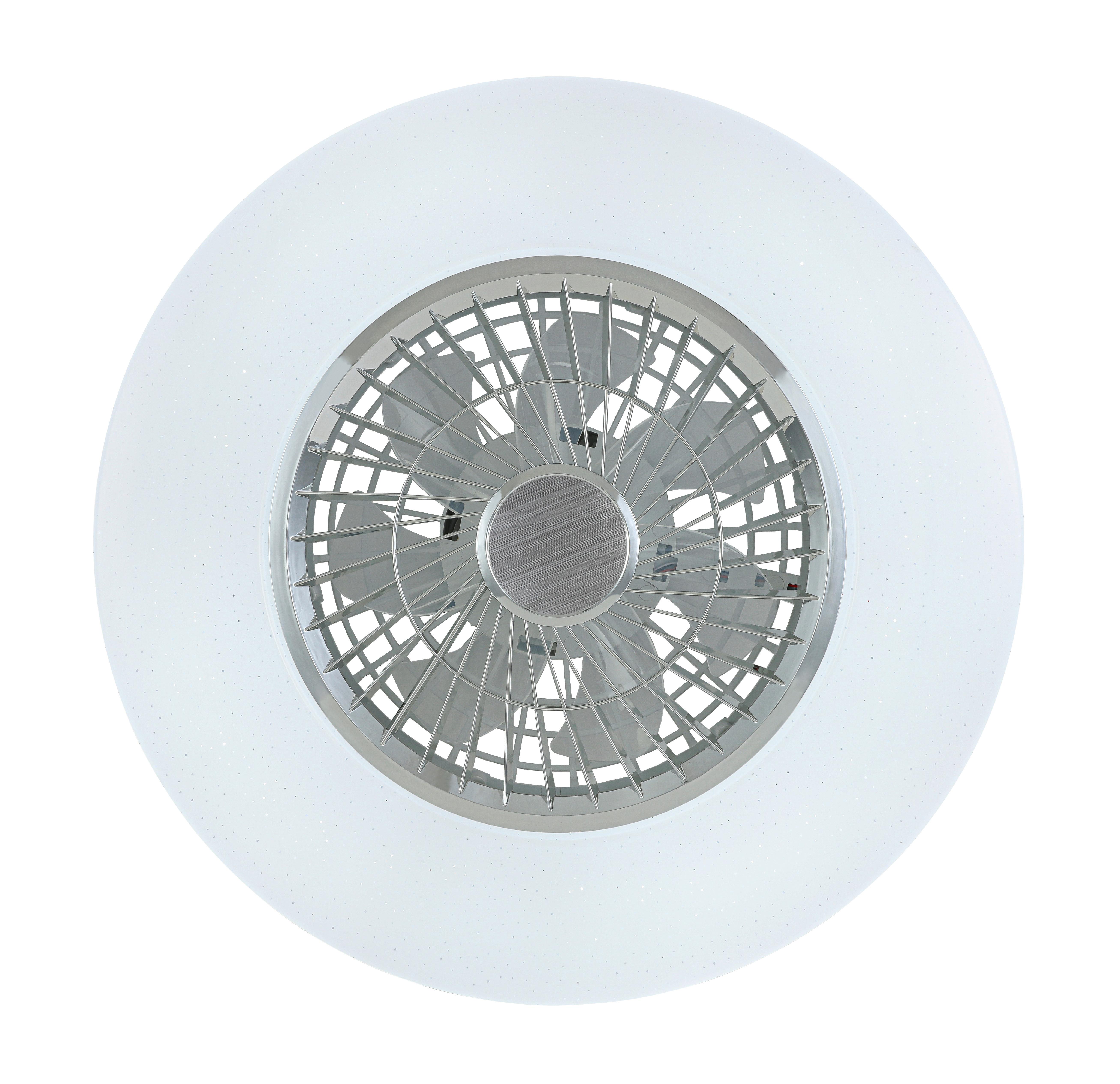LED-TAKLAMPA LUFTIKU - vit/kromfärg, Klassisk, metall/plast (58/14,5cm) - Premium Living