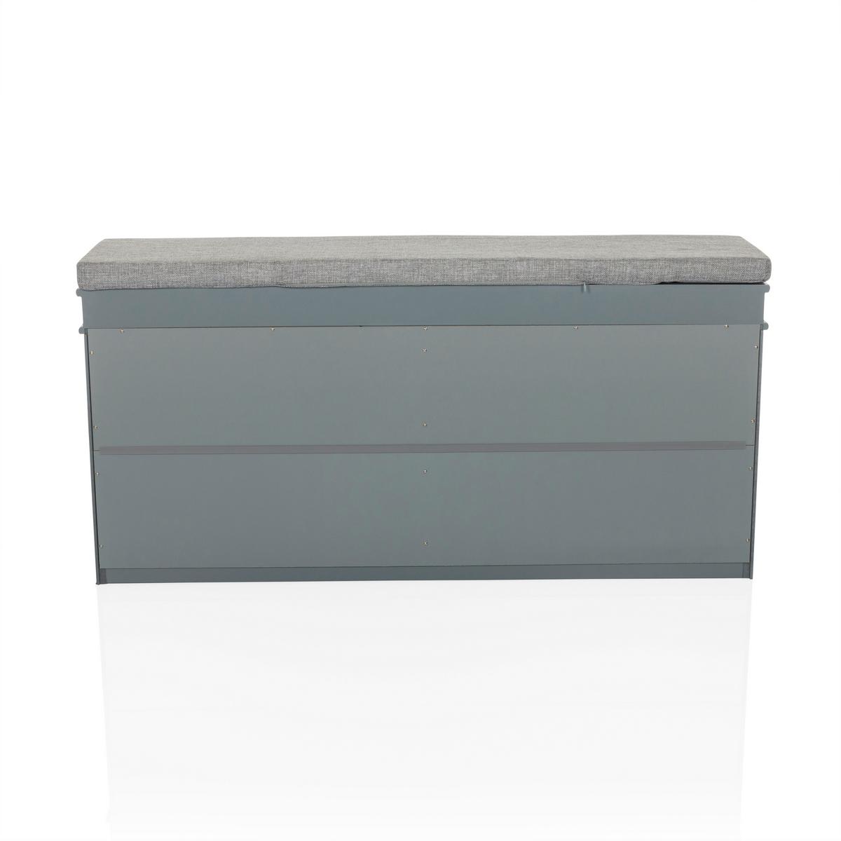 Omara Za Čevlje Estha 2, Siva - srebrne barve/siva, Moderno, kovina/leseni material (104/52/24cm) - MID.YOU