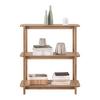 HYLLA KAVOK -EXKLUSIV- - askfärgad/naturfärgad, Natur, trämaterial/trä (80/90/35cm) - Premium Living
