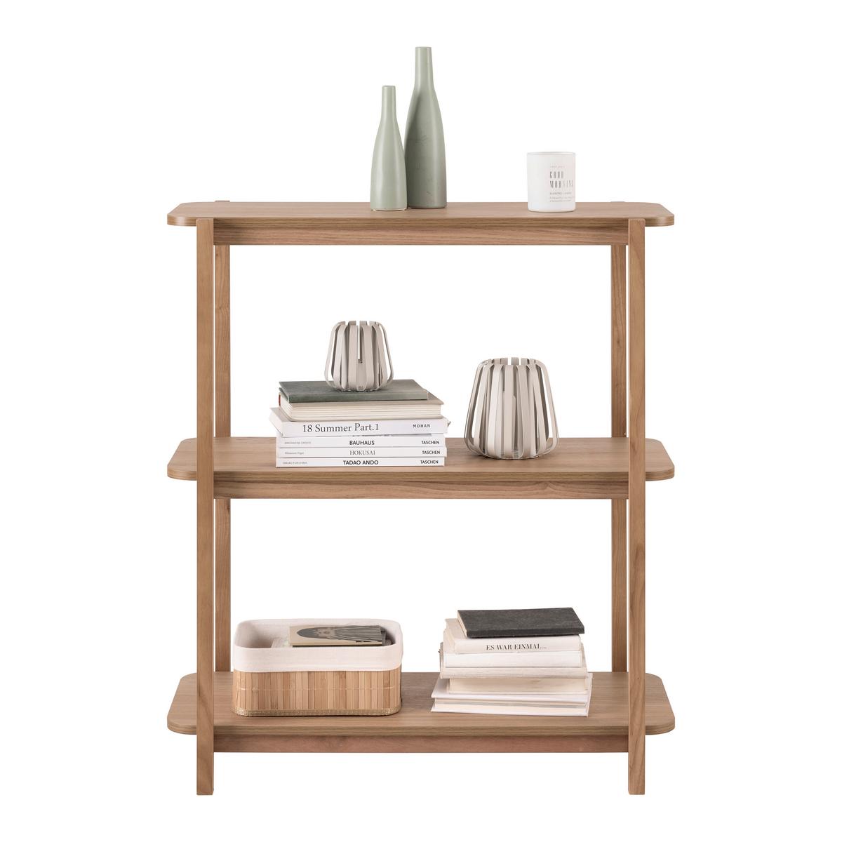 Regal Kavok Naturfarben Esche - Eschefarben/Naturfarben, Natur, Holz/Holzwerkstoff (80/90/35cm) - Premium Living