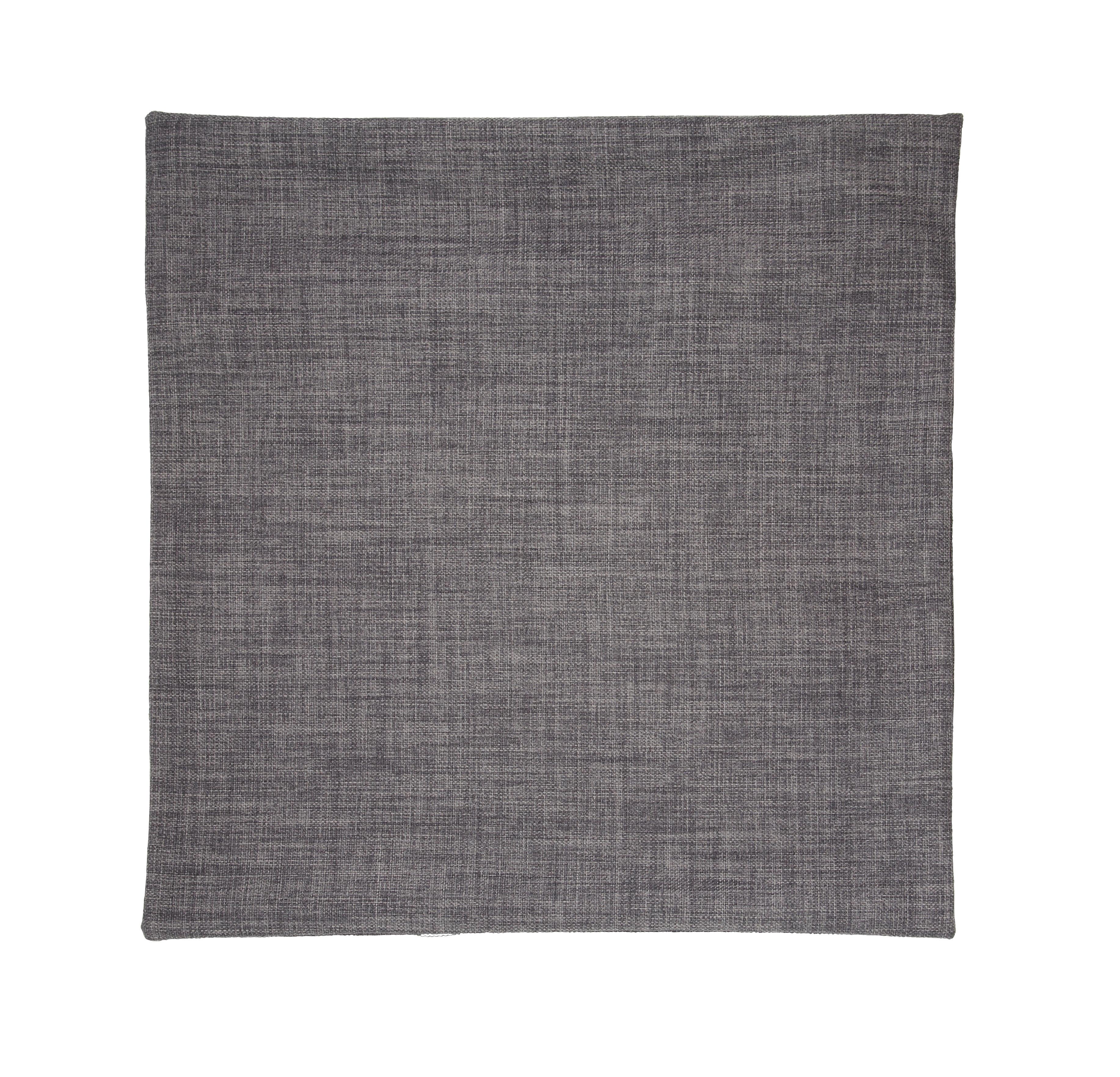 Kissenhülle Leinenoptik, ca. 50x50cm - Grau, Konventionell, Textil (50/50cm) - Modern Living