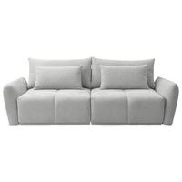 Trosjed Alia - siva/crna, Moderno, tekstil/plastika (254/74-94/119cm) - Premium Living