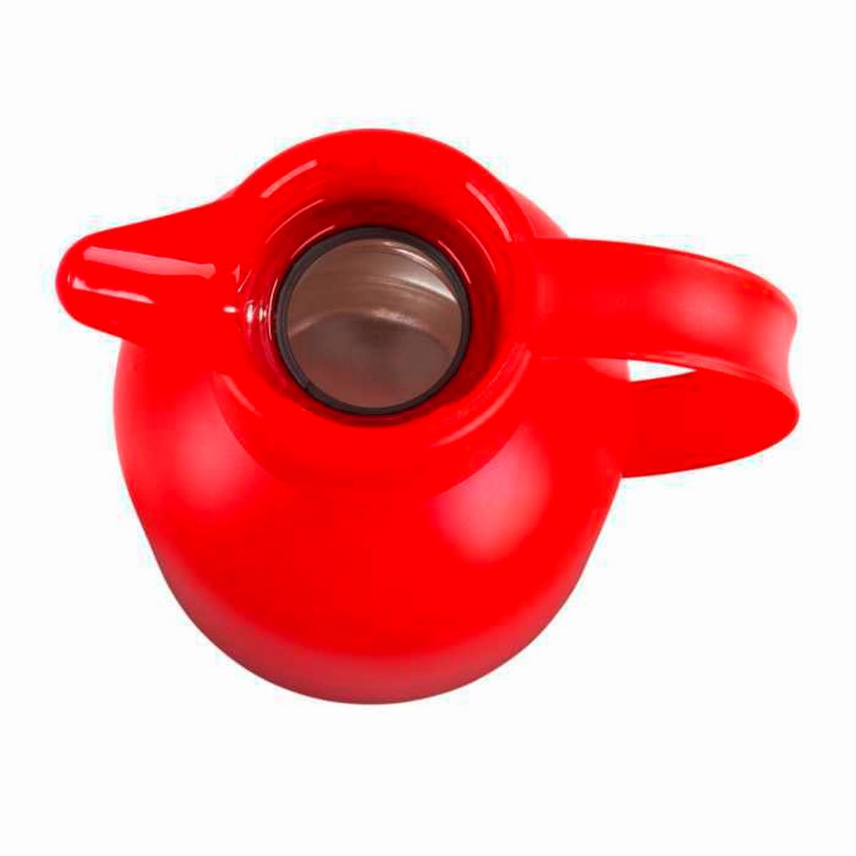 DZBANEK TERMICZNY N4011700 - czerwony, Basics, tworzywo sztuczne (1,5l) - Emsa