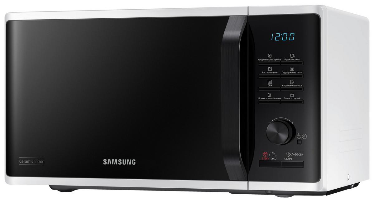 Mikrowelle Ms23k3515aw/sw - Weiss, Basics, Keramik (27,5/48,9/37.4cm) - Samsung
