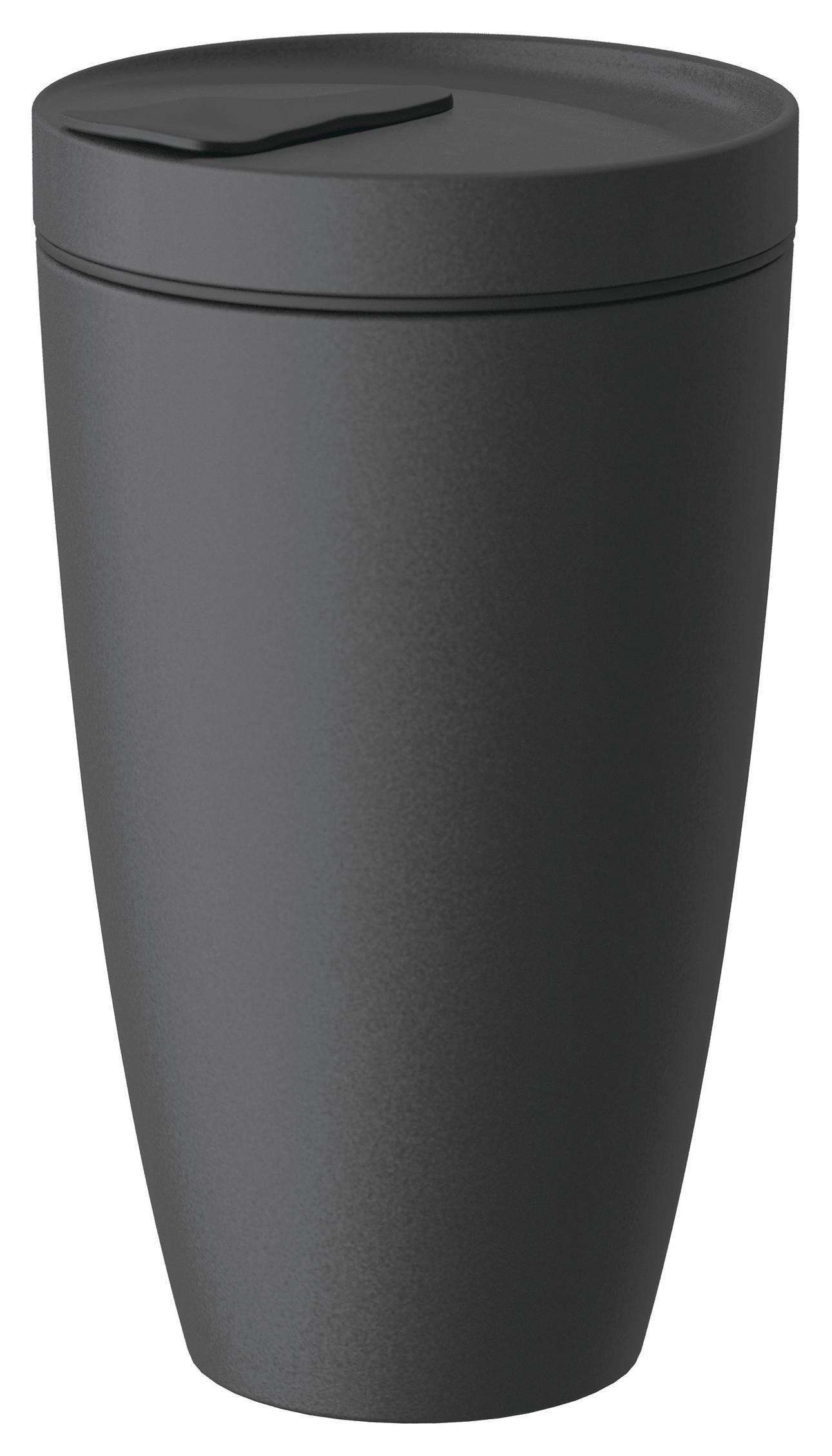 KUBEK DO KAWY MANUFACTURE ROCK VILLEROY&BOCH - czarny, Basics, ceramika (350ml) - Villeroy & Boch