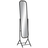 Standspiegel in Schwarz - Schwarz, Modern, Glas/Metall (41/149/32,5cm) - Mömax