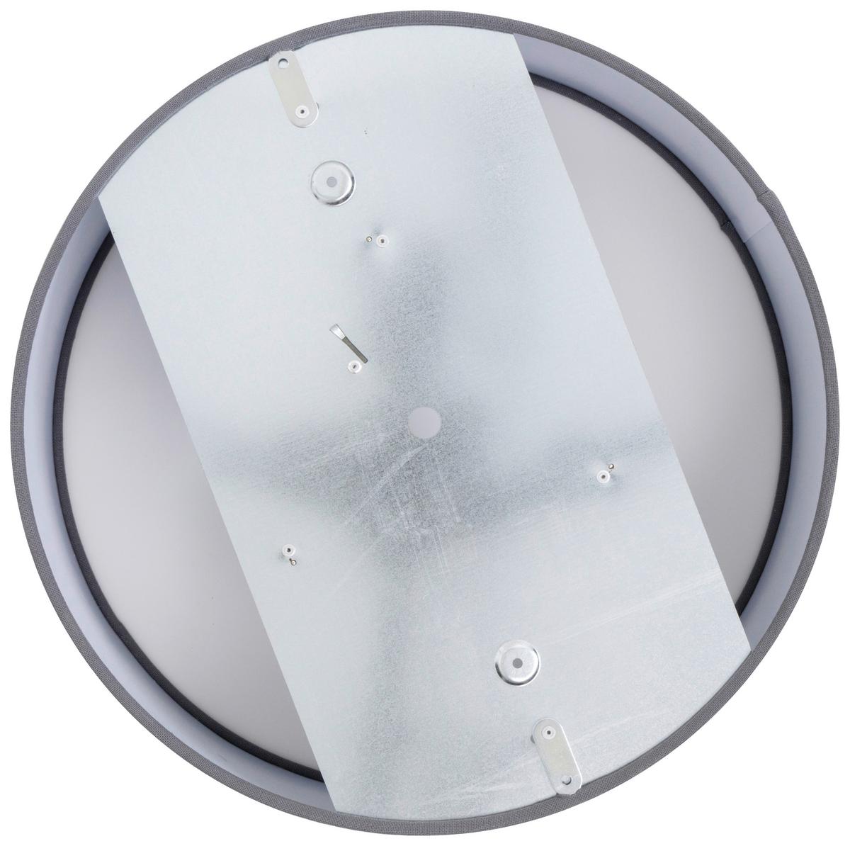 LAMPA SUFITOWA ANNABELL - antracytowy/biały, Design, tworzywo sztuczne/metal (37/13cm) - Novel
